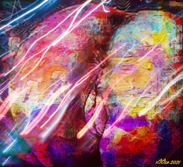 Digital Arts titled "polly ⭐⭐⭐" by Mylyfee Art, Original Artwork, Digital Painting