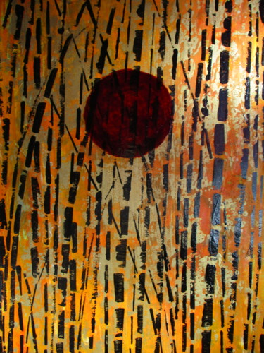 Malarstwo zatytułowany „bambous” autorstwa Arainis, Oryginalna praca, Akryl
