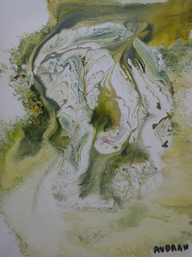 Pintura intitulada "L'habitant d'une au…" por Audran, Obras de arte originais, Acrílico