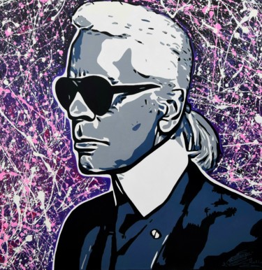 Pintura intitulada "KARL" por Myriam Bellanger, Obras de arte originais, Acrílico