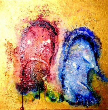 Peinture intitulée "jules-et-jim" par Mysane, Œuvre d'art originale, Autre