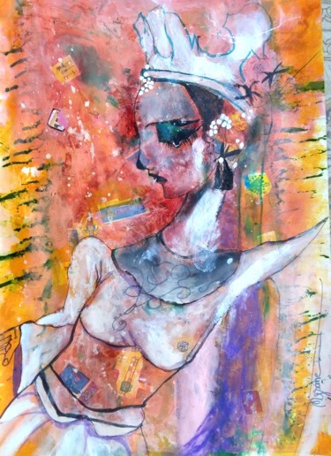 Painting titled "fiesta-de-fogueres" by Mysane, Original Artwork, Other