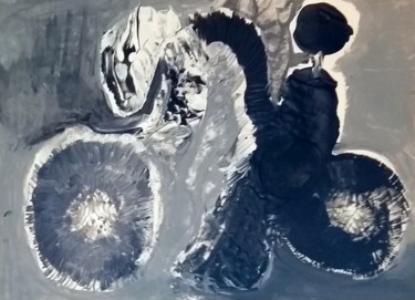 Peinture intitulée "la-monture" par Mysane, Œuvre d'art originale
