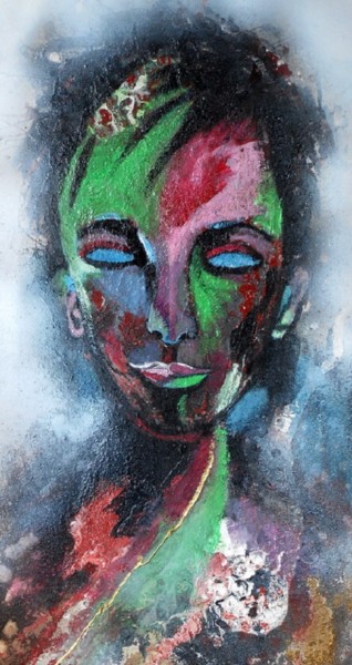 Peinture intitulée "a-moi-seul-bien-des…" par Mysane, Œuvre d'art originale, Acrylique