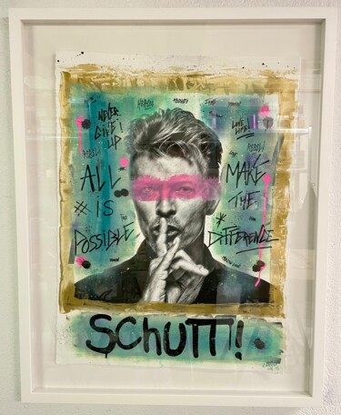 Schilderij getiteld "Heroes Schutt !!!" door N Nathan, Origineel Kunstwerk, Acryl