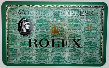 绘画 标题为“Amex Original ROLEX” 由N Nathan, 原创艺术品, 数字油画