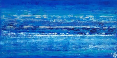 Peinture intitulée "Rivage 2" par Nadège Dubreuil, Œuvre d'art originale, Acrylique