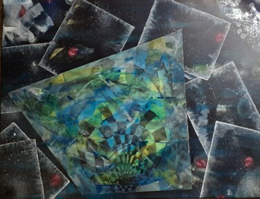 Peinture intitulée "'Escape Game'" par Nadejd'Art, Œuvre d'art originale, Acrylique