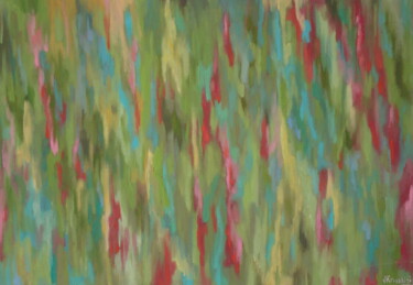 Картина под названием "Sounds of the forest" - Nadezda Krivohizina, Подлинное произведение искусства, Масло Установлен на Де…