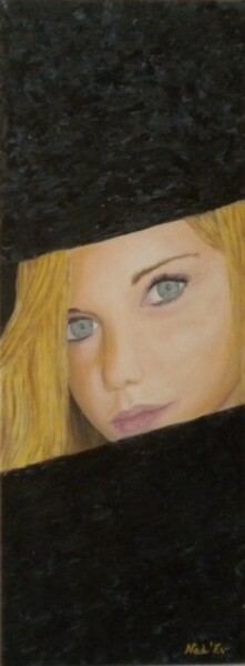 Painting titled "COUCOU" by Nadine Jacot (Nad-Ev), Original Artwork