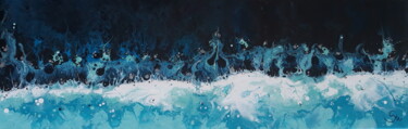 Painting titled "Le chant des sirènes" by Nadine Stoeltzlen, Original Artwork, Acrylic