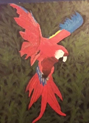 Pintura titulada "Beau plumage vivant" por Nadia Espi, Obra de arte original, Acrílico