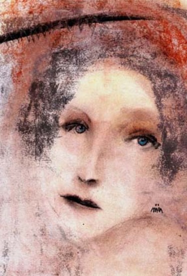 Peinture intitulée "JEANNE" par N   A    I   L   I, Œuvre d'art originale