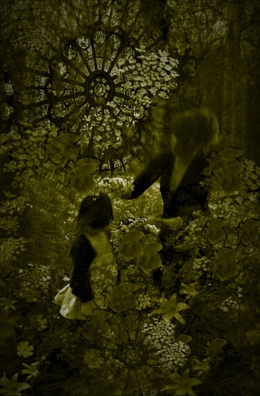 Arts numériques intitulée "Forêt, Forêt Verte…" par Nana Plamadeala-Kiritchenko, Œuvre d'art originale, Photographie manipul…