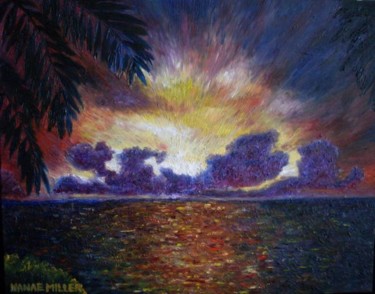 "SunsetSunrise" başlıklı Resim Nanae Miller tarafından, Orijinal sanat, Diğer