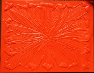 Peinture intitulée "orange comme ......…" par N A N A, Œuvre d'art originale, Huile