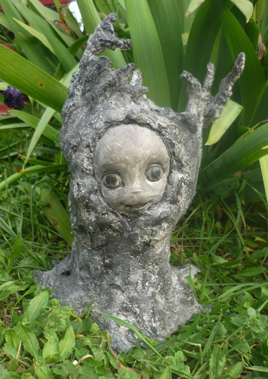 Скульптура под названием "Bébé arbre" - Nancy Cardinal, Подлинное произведение искусства, Мультимедиа