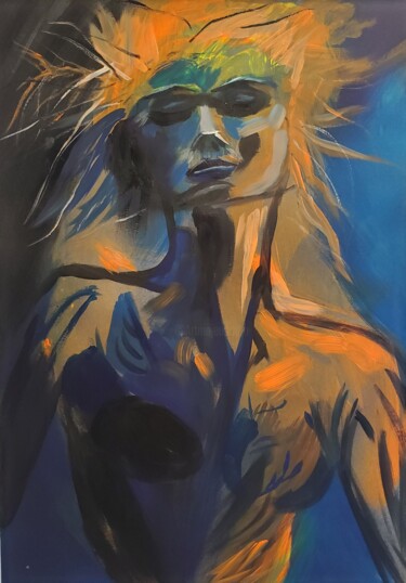 제목이 "Illuminated Passion"인 미술작품 Naomi Czupryna로, 원작, 페인트 스프레이