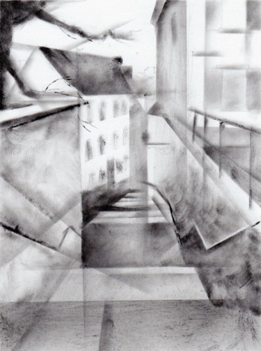 Drawing titled "Basel" by Narine Grigoryan, Original Artwork