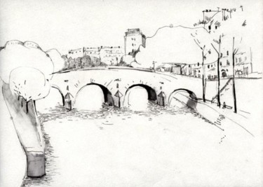 Painting titled "pont1.jpg" by Narine Grigoryan, Original Artwork