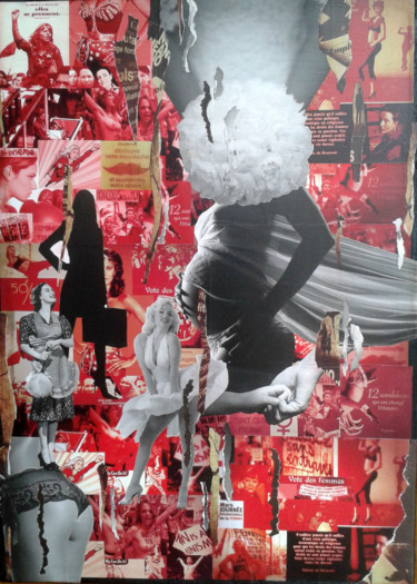 Collages intitulée "Paradoxe" par Nash, Œuvre d'art originale, Collages