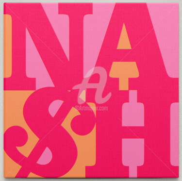 Malerei mit dem Titel "NA$H [2]" von Na$H, Original-Kunstwerk, Acryl Auf Keilrahmen aus Holz montiert