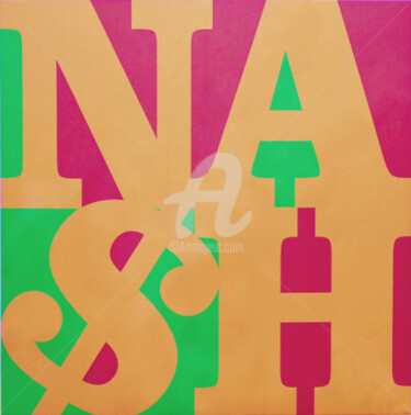 Pintura titulada "NA$H [3]" por Na$H, Obra de arte original, Acrílico Montado en Bastidor de camilla de madera