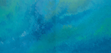 Картина под названием "Ocean" - Nataliia Sydorova, Подлинное произведение искусства, Масло Установлен на Деревянная рама для…