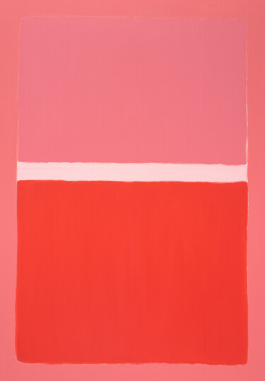 Peinture intitulée "Pink Coral" par Nataliia Sydorova, Œuvre d'art originale, Huile Monté sur Châssis en bois