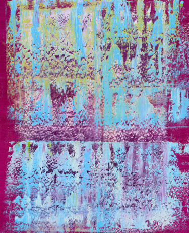 Pintura titulada "Purple Blue" por Nataliia Sydorova, Obra de arte original, Oleo Montado en Bastidor de camilla de madera