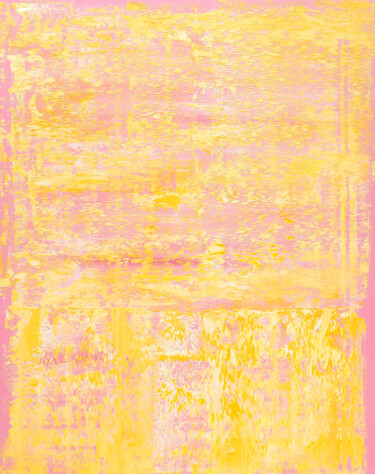 Malarstwo zatytułowany „Canary Pink” autorstwa Nataliia Sydorova, Oryginalna praca, Olej Zamontowany na Drewniana rama noszy