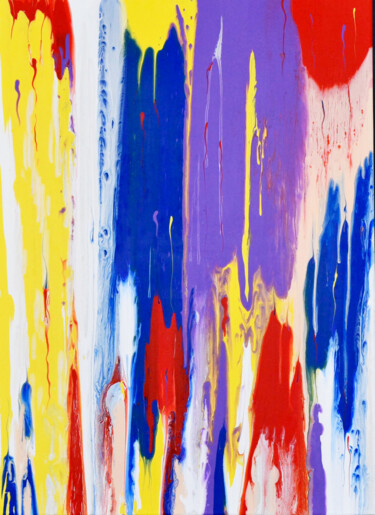 「Colored rainbow org…」というタイトルの絵画 Натали Устиноваによって, オリジナルのアートワーク, アクリル