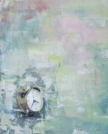 Malerei mit dem Titel "Time" von Natalia Arndt, Original-Kunstwerk, Acryl
