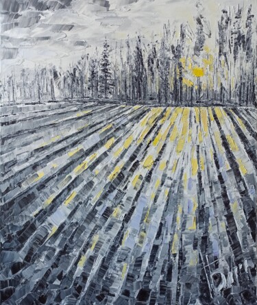 Картина под названием "Sunny morning" - Natalia Bykova, Подлинное произведение искусства, Масло Установлен на Деревянная рам…