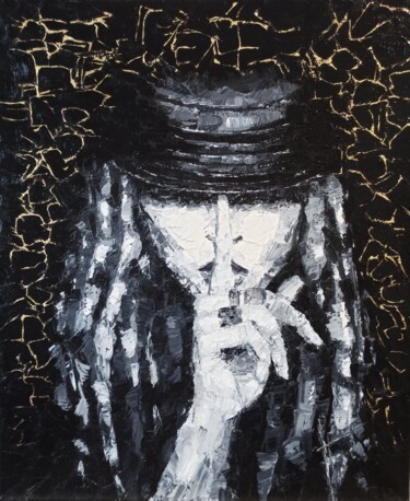 「Woman in a hat」というタイトルの絵画 Natalia Bykovaによって, オリジナルのアートワーク, オイル ウッドストレッチャーフレームにマウント