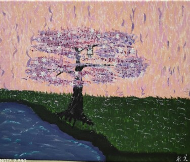 제목이 "Фея весны"인 미술작품 Наталья Иванова로, 원작, 아크릴 나무 들것 프레임에 장착됨