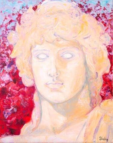Картина под названием "Dionysus" - Natalia Shchipakina, Подлинное произведение искусства, Масло