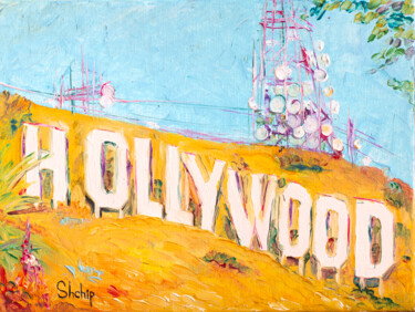 Pintura titulada "Hollywood" por Natalia Shchipakina, Obra de arte original, Oleo Montado en Bastidor de camilla de madera