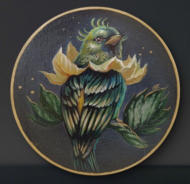绘画 标题为“Bird #2” 由Natalia Synegina, 原创艺术品, 油