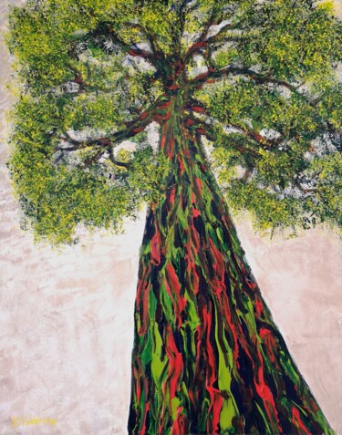제목이 ""The health tree""인 미술작품 Natalia Toderica로, 원작, 아크릴