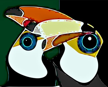 "Toucans" başlıklı Dijital Sanat Natalicio Borges Jr tarafından, Orijinal sanat, 2D Dijital Çalışma