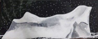 Картина под названием "The iceberg that sa…" - Nataliia Kutikhina (natel), Подлинное произведение искусства, Акрил