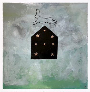 "Dreams. Sea house w…" başlıklı Tablo Nataliia Lepikhina tarafından, Orijinal sanat, Akrilik