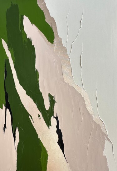 Malerei mit dem Titel "Fresh green" von Nataliia Stashkevych, Original-Kunstwerk, Öl Auf Keilrahmen aus Holz montiert