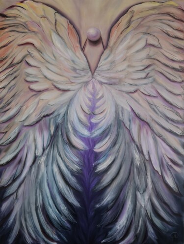 Malerei mit dem Titel "Fly! Metaphorical p…" von Natalie Demina, Original-Kunstwerk, Öl Auf Keilrahmen aus Holz montiert