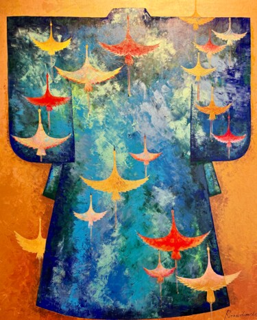 Картина под названием "Original painting,…" - Nataliya Rozhdestvenskaya, Подлинное произведение искусства, Акрил
