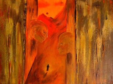 Peinture intitulée "The guardians of th…" par Natasha Kochart, Œuvre d'art originale, Acrylique