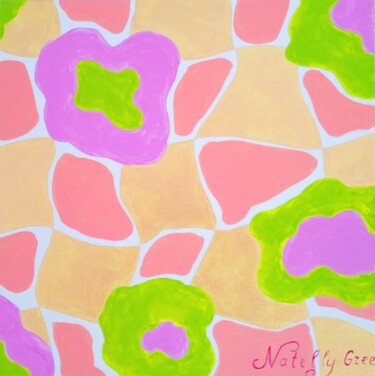 Картина под названием "Canvas Painting Mat…" - Natelly Gree, Подлинное произведение искусства, Акрил