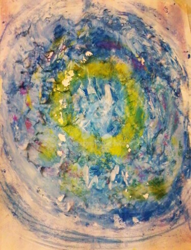 Картина под названием "L 'UNIVERS." - Nathalie Bellanger, Подлинное произведение искусства, Мел