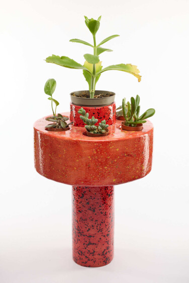 Sculpture intitulée "Vase "KERNOS"" par Nathalie Ferrero-Sakhinis (FerSak), Œuvre d'art originale, Céramique